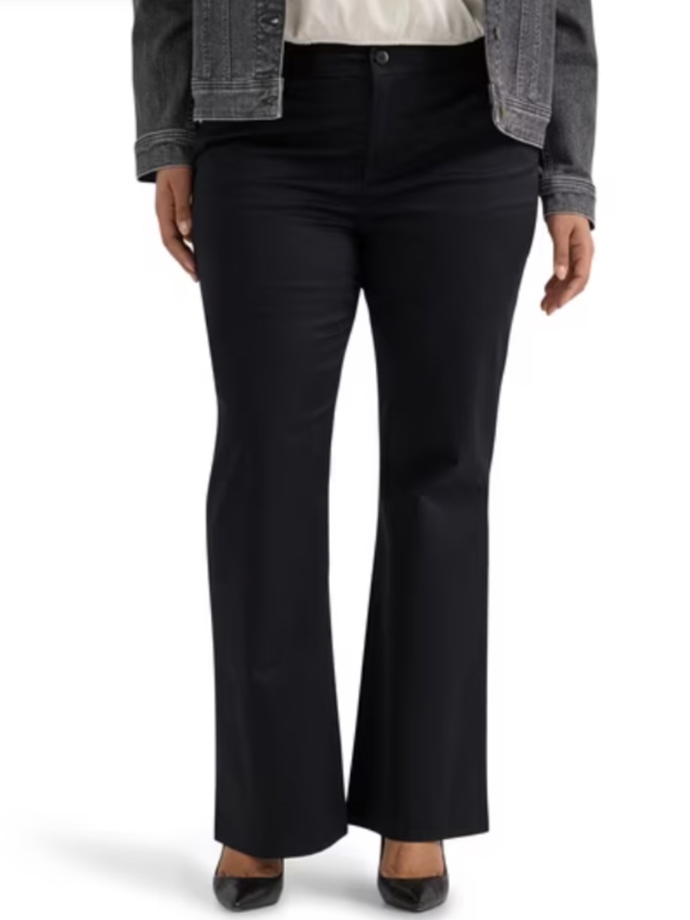 Lee Women's Black Midrise Bootcut Women's 18M Jeans